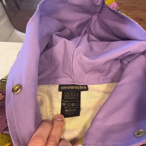 🍓 NWOT!! 🍓 Nooworks Purple and Red strawberry motif Hooded Jacket - Picture 5 of 8